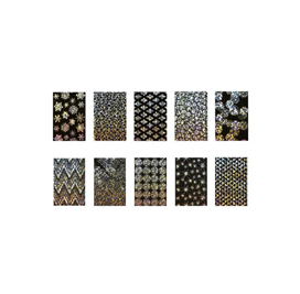 Set Folii Unghii pentru Transfer - Nail Art Abracadabra Foil Tip 9 Silver Night - Ami Gel - HNIcosmetice.ro