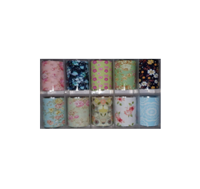 Set Folii Unghii pentru Transfer - Nail Art Abracadabra Foil Tip F2 Old Style Flowers - Ami Gel - HNIcosmetice.ro