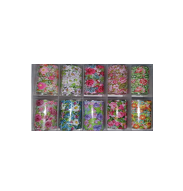 Set Folii Unghii pentru Transfer - Nail Art Abracadabra Foil Tip G2 Garden Flowers - Ami Gel - HNIcosmetice.ro