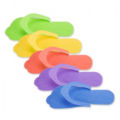 Set Papuci Cosmetici Din Spuma Deschisi De Unica Folosinta 25 Perechi - SIMPLE USE - HNIcosmetice.ro