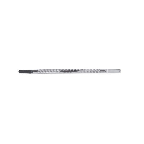 Spatula Metalica Dubla Dreapta Pentru Unghii Si Cuticule 13 Cm Premium - Bifull