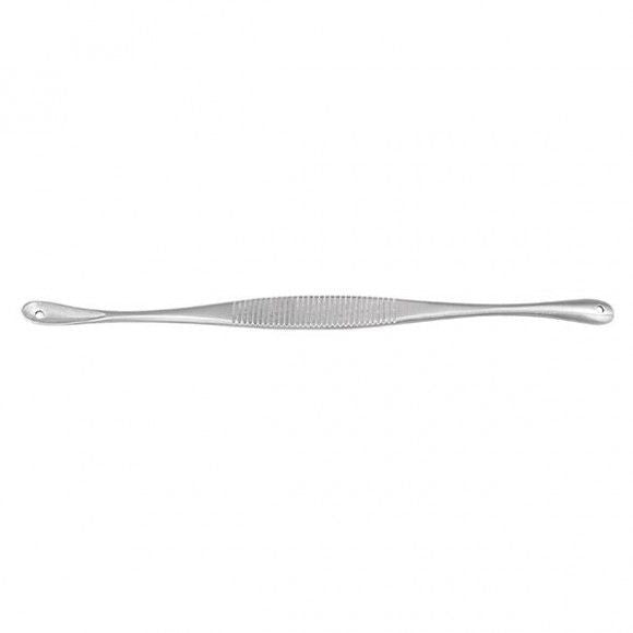 Spatula Metalica Medie Pentru Puncte Negre Si Acnee Cu Cap Dublu - Medium Double Metallic Cleaning Face - Bifull - HNIcosmetice.ro
