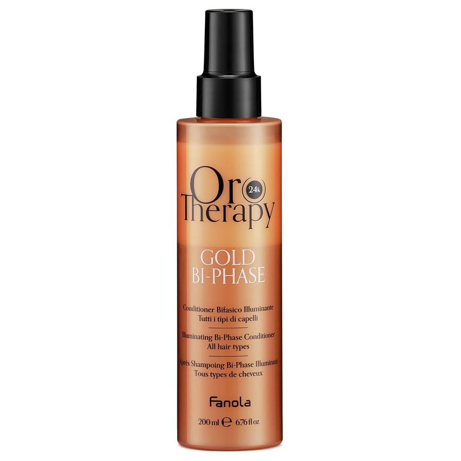 Spray in Doua Faze cu Cheratina Lichida si Extract de Trandafir - Illuminating Bi-Phase Conditioner 200ml - Oro Therapy - HNIcosmetice.ro