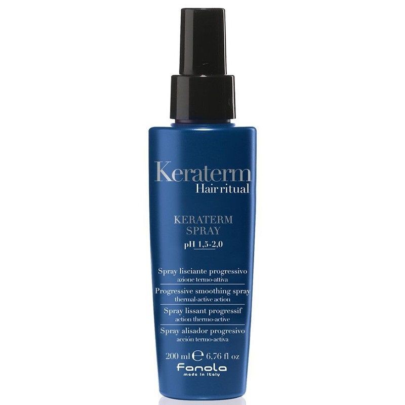 Spray pentru Netezire si Indreptare Progresiva a Parului - Keraterm Progressive Smoothing Spray pH 1.5 - 2.0 - Fanola - HNIcosmetice.ro