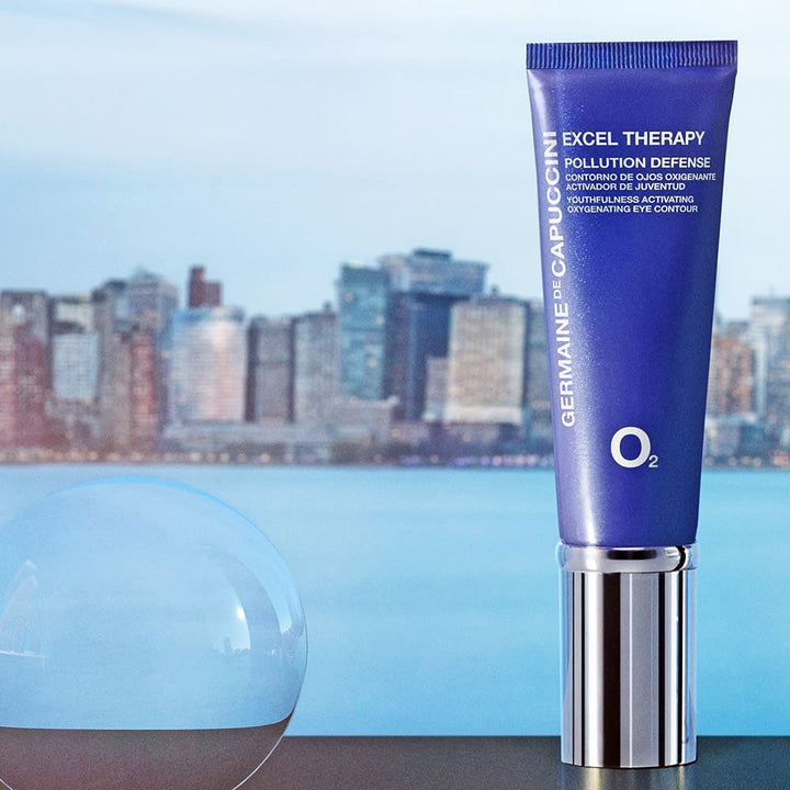 Contur de Ochi Oxigenant Activator al Tineretii - Excel Therapy O2 Activating Oxygenating Eye Contour Pollution Defense 15ml - PP Germaine de Capuccini