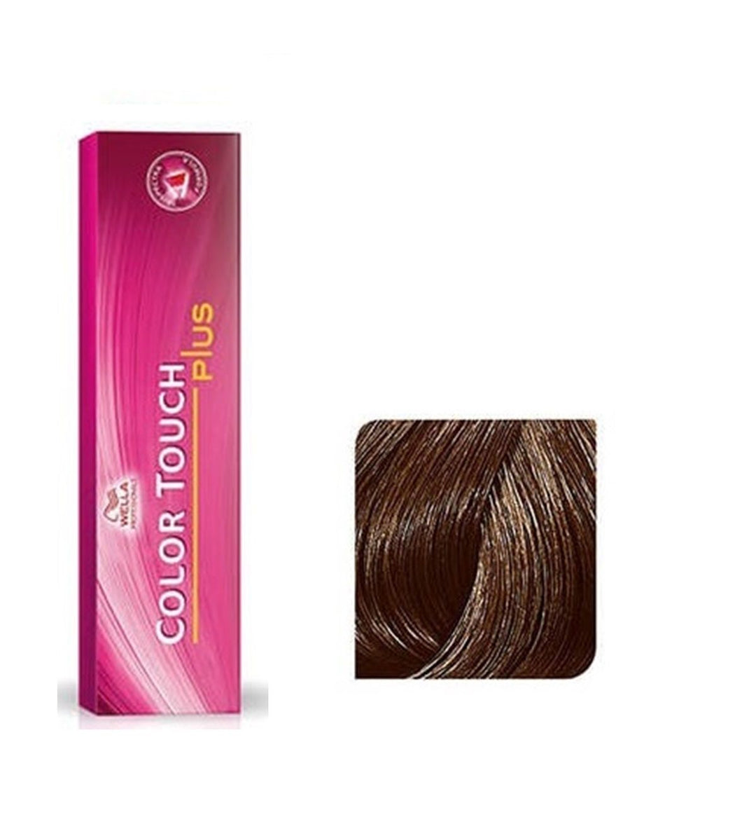 Vopsea de Par 55/03 Demi-permanenta - Color Touch Plus Castaniu Auriu Intens Deschis - Wella - HNIcosmetice.ro