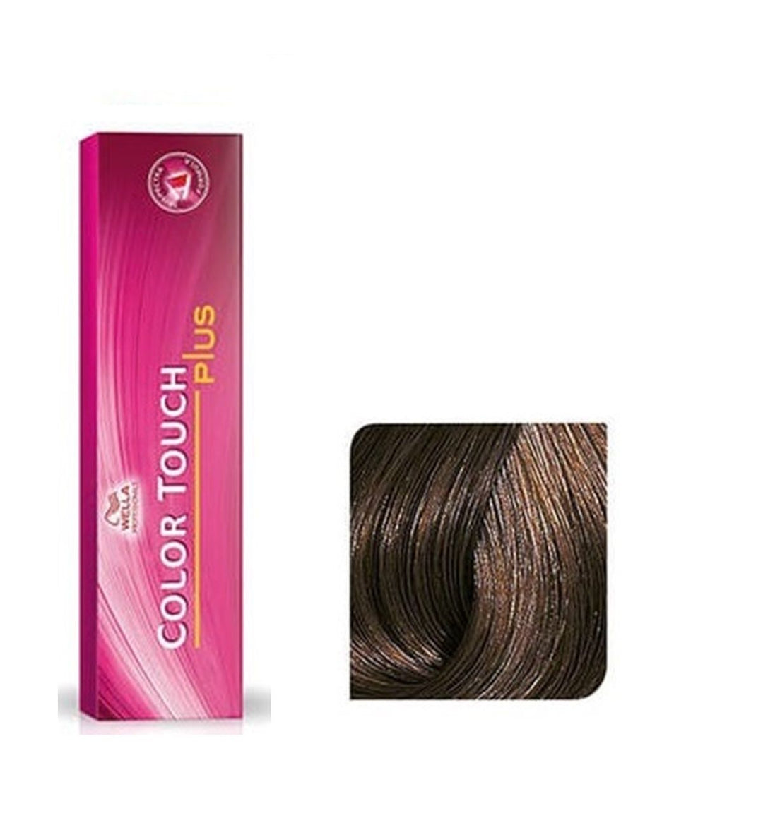Vopsea de Par 55/07 Demi-permanenta - Color Touch Plus Castaniu Maro Intens Deschis - Wella