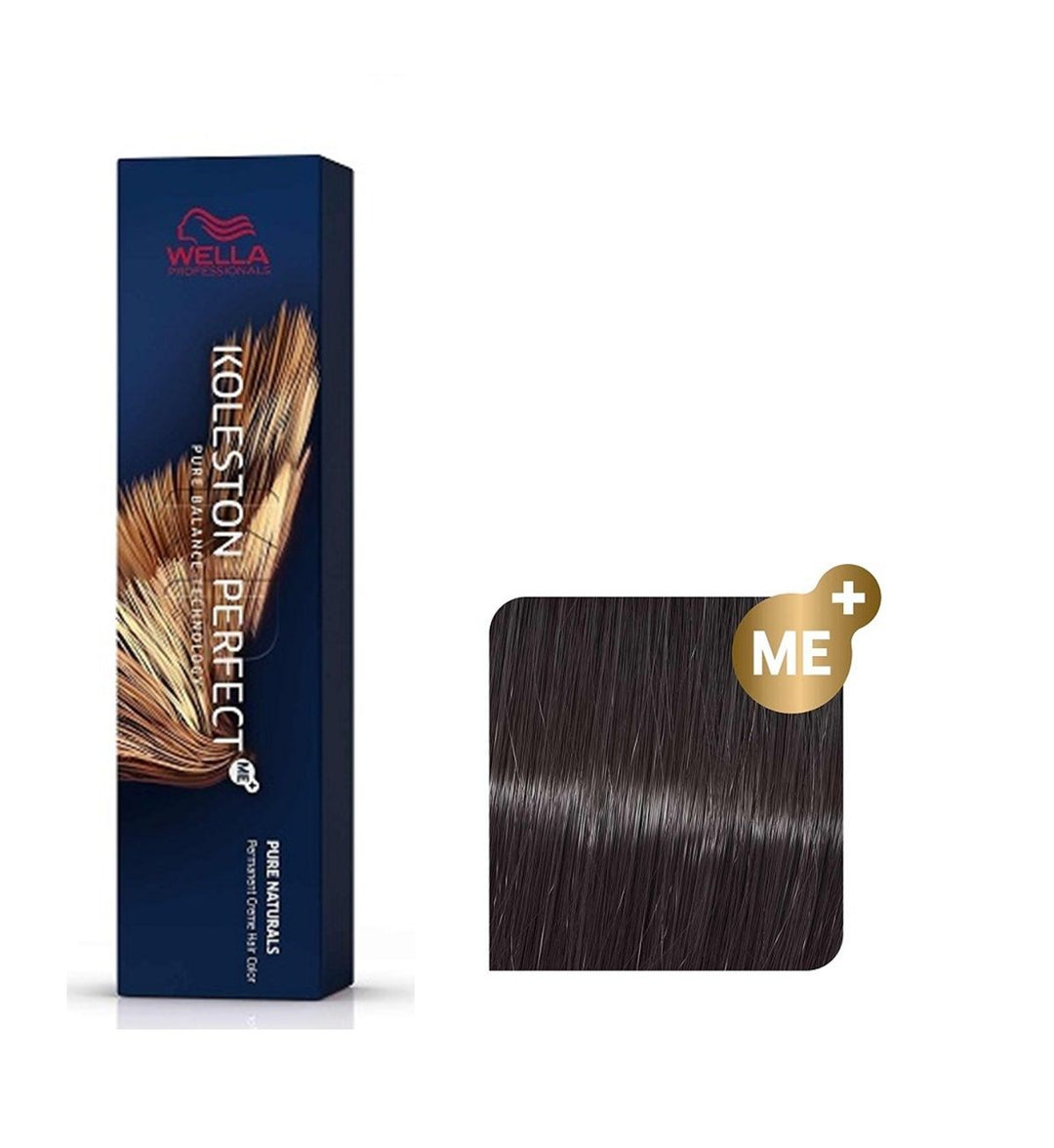 Vopsea de Par 4/77 Permanenta - Deep Browns Koleston Perfect Me+ Castaniu Maro Intens Mediu - Wella - HNIcosmetice.ro