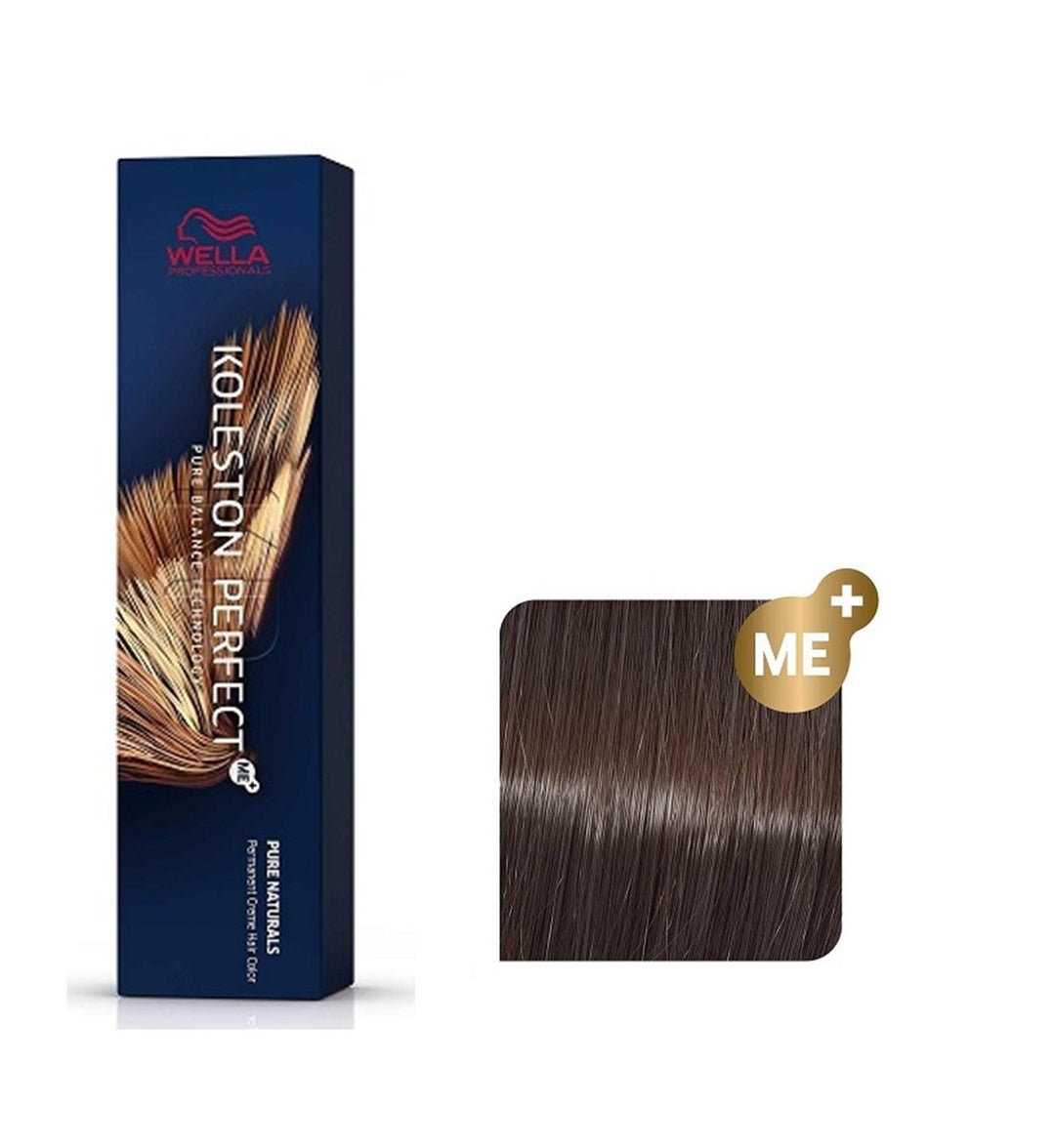 Vopsea de Par 5/73 Permanenta - Deep Browns Koleston Perfect Me+ Castaniu Auriu Maro Deschis - Wella - HNIcosmetice.ro