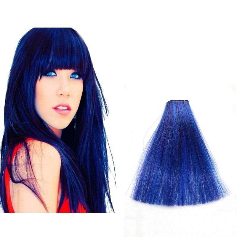 Vopsea de Par Corector Albastru Permanenta Fara Amoniac - Color Keratin Oro Puro 24K Blue Intensifier - Oro Therapy