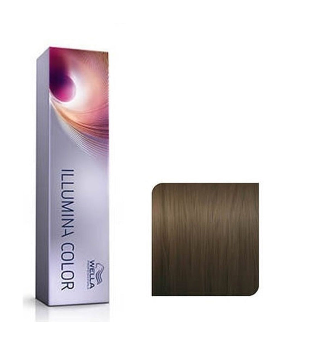 Vopsea de Par 5/02 Permanenta - Illumina Color Castaniu Natural Mat Deschis - Wella - HNIcosmetice.ro