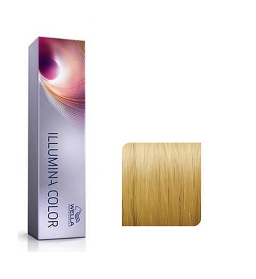 Vopsea de Par 8/38 Permanenta - Illumina Color Blond Perlat Auriu Deschis - Wella - HNIcosmetice.ro