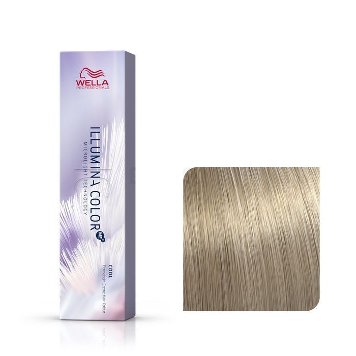 Vopsea de Par 9/19 Permanenta - Illumina Color Me+ Blond Luminos Cenusiu Albastru 60ml - Wella - HNIcosmetice.ro