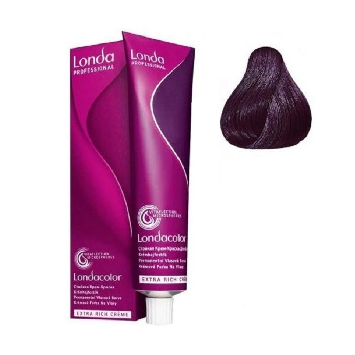 Vopsea de Par 3/6 Permanenta - Londacolor Castaniu Inchis Violet - Londa - HNIcosmetice.ro
