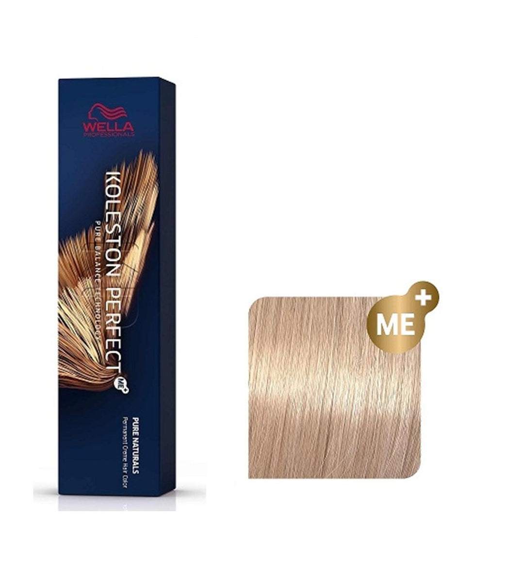 Vopsea de Par 10/03 Permanenta - Pure Naturals Koleston Perfect Me+ Blond Auriu Natural Deschis Luminos - Wella - HNIcosmetice.ro