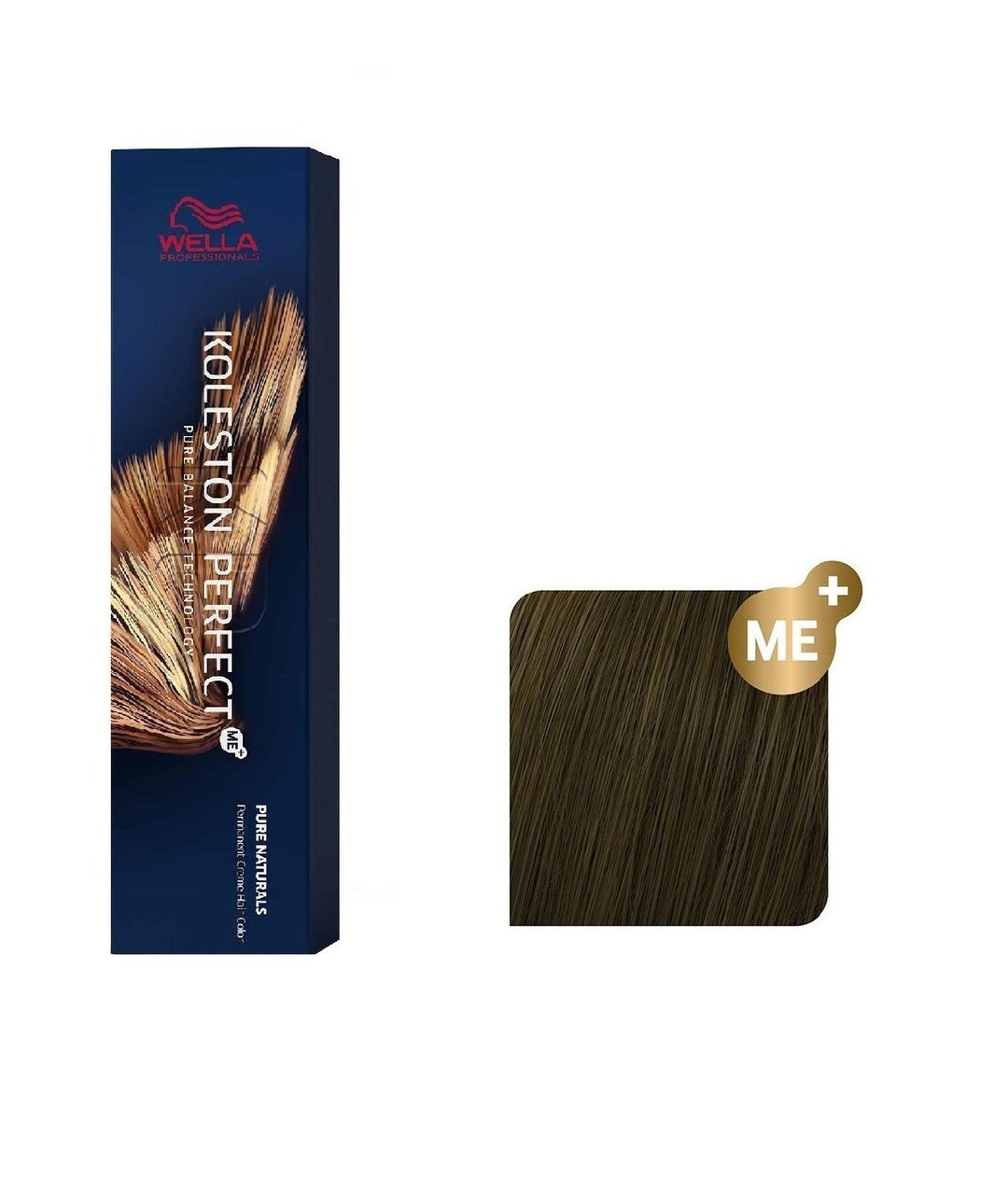 Vopsea de Par 5/00 Permanenta - Pure Naturals Koleston Perfect Me+ Castaniu Deschis Natural Intens - Wella - HNIcosmetice.ro