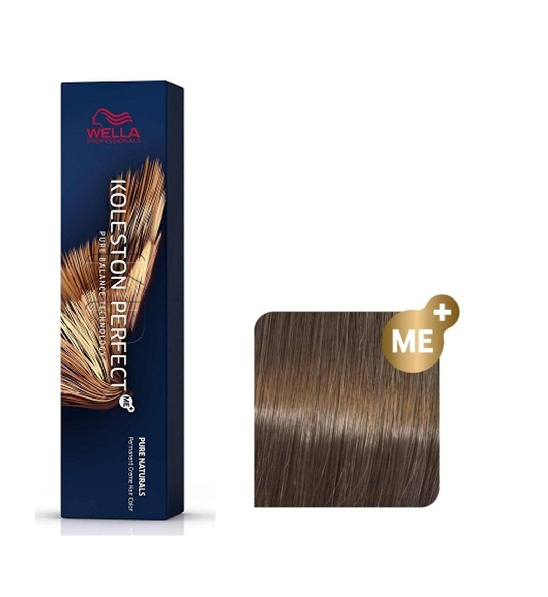 Vopsea de Par 7/01 Permanenta - Pure Naturals Koleston Perfect Me+ Blond Cenusiu Natural Mediu - Wella - HNIcosmetice.ro