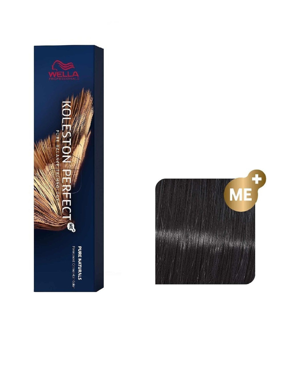 Vopsea de Par 2/8 Permanenta - Rich Naturals Koleston Perfect Me+ Negru Albastrui - Wella - HNIcosmetice.ro