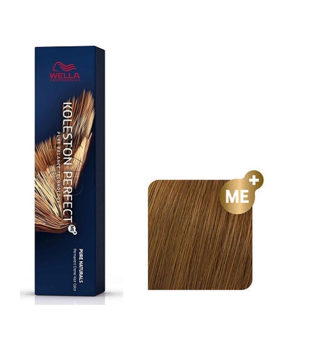 Vopsea de Par 7/31 Permanenta - Rich Naturals Koleston Perfect Me+ Blond Auriu Cenusiu Mediu - Wella - HNIcosmetice.ro