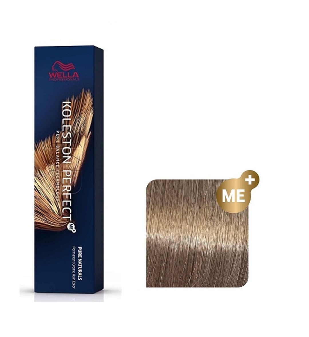Vopsea de Par 8/1 Permanenta - Rich Naturals Koleston Perfect Me+ Blond Cenusiu Deschis - Wella - HNIcosmetice.ro