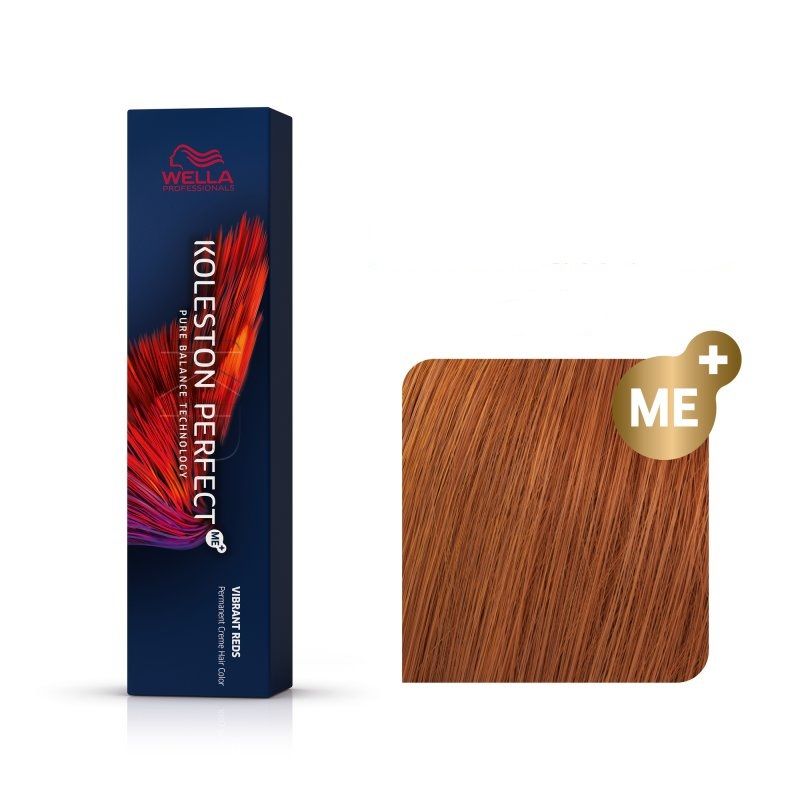 Vopsea de Par 7/47 Permanenta - Vibrant Reds Koleston Perfect Me+ Blond Roscat Castaniu Mediu - Wella - HNIcosmetice.ro