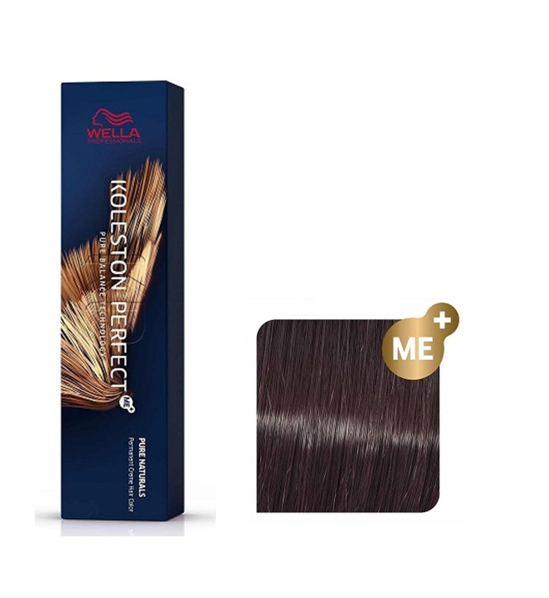 Vopsea de Par 44/65 Permanenta - Vibrant Reds Koleston Perfect Me+ Castaniu Violet Mahon Intens Mediu - Wella - HNIcosmetice.ro