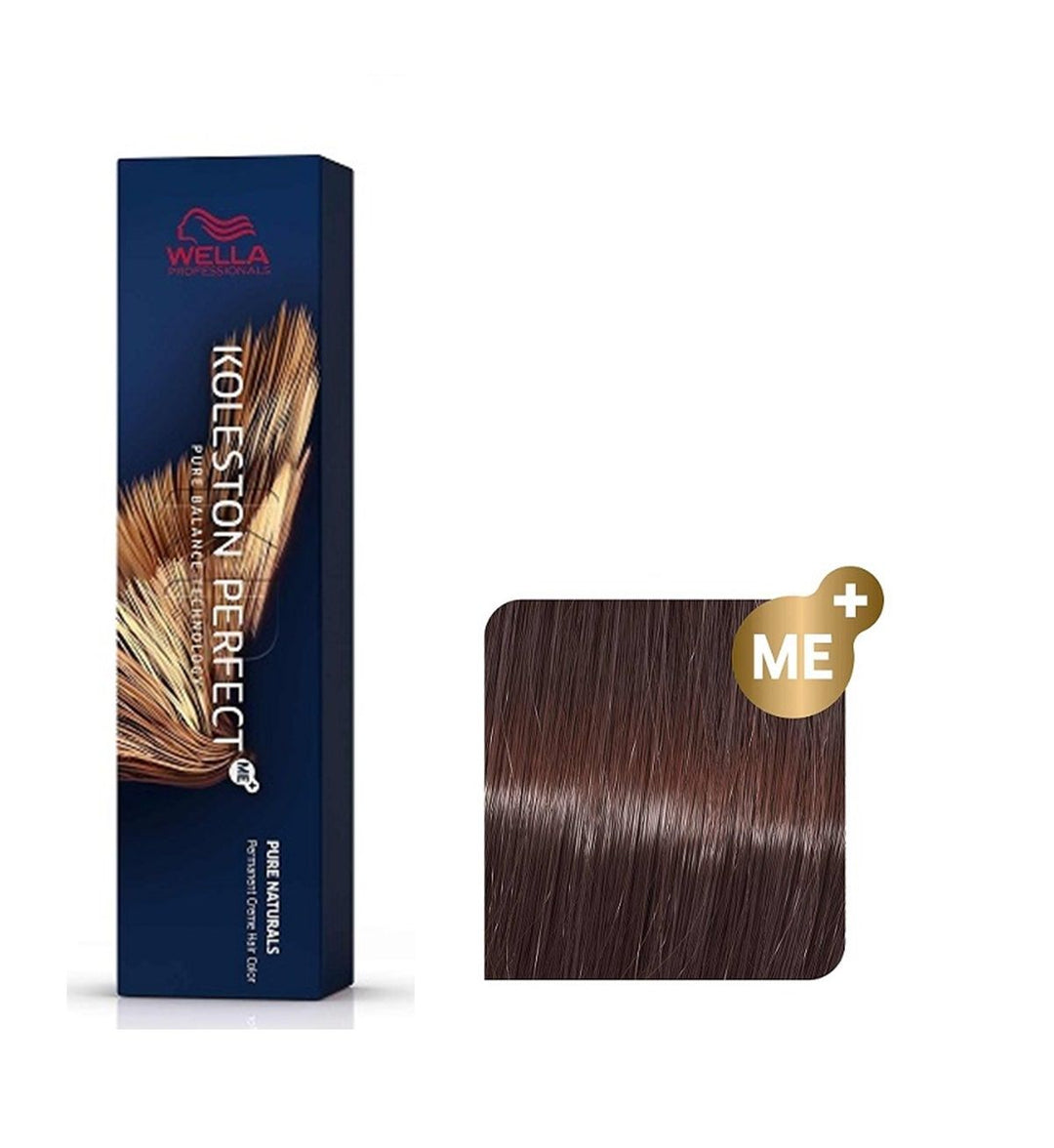 Vopsea de Par 5/5 Permanenta - Vibrant Reds Koleston Perfect Me+ Castaniu Roscat Mahon Deschis - Wella - HNIcosmetice.ro
