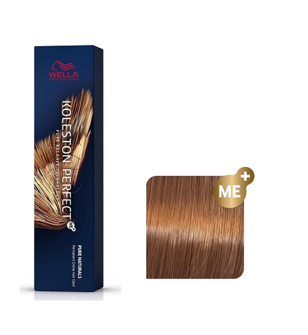 Vopsea de Par 8/43 Permanenta - Vibrant Reds Koleston Perfect Me+ Blond Roscat Auriu Deschis - Wella - HNIcosmetice.ro