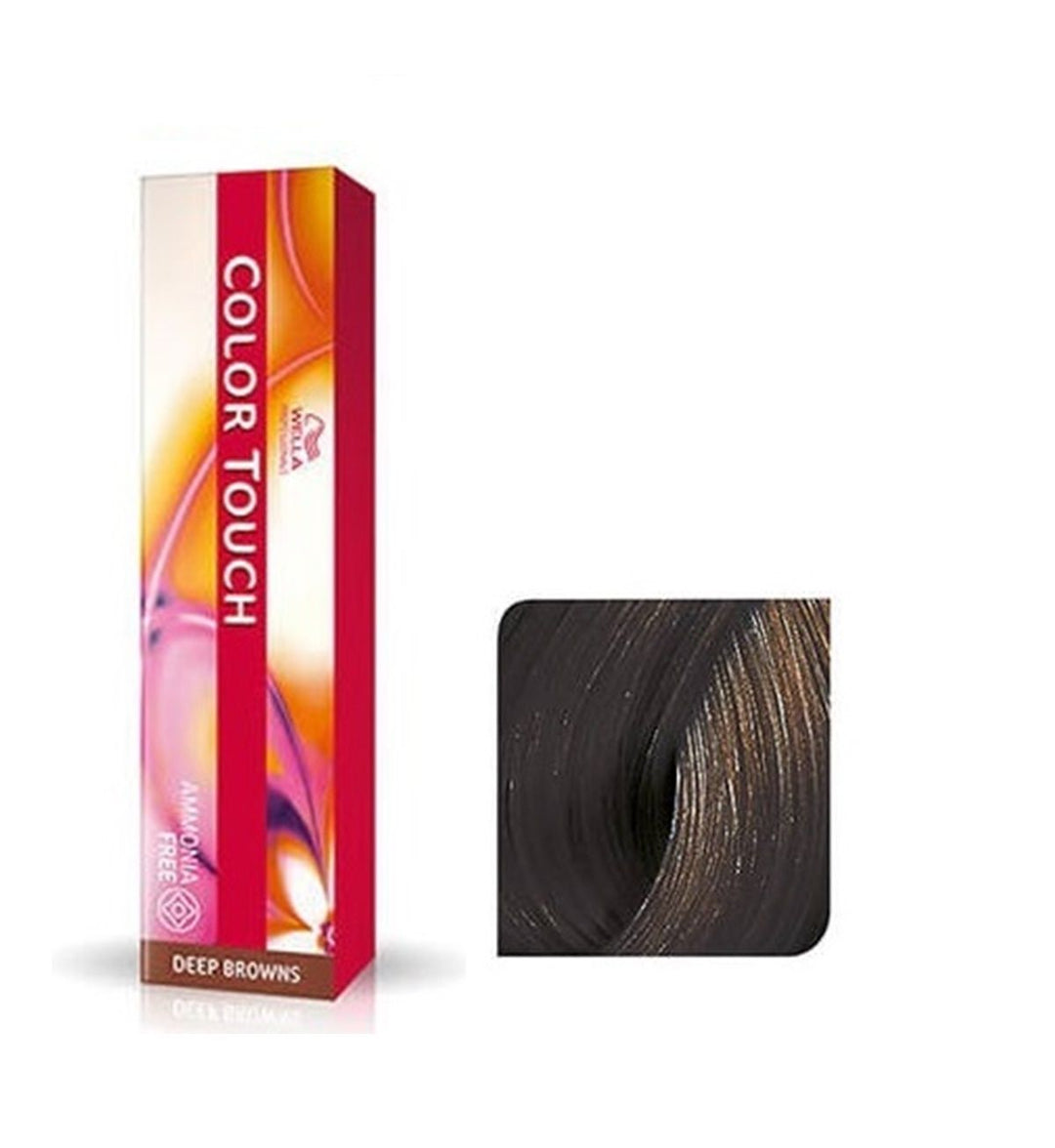 Vopsea de Par 5/71 Semi-permanenta Fara Amoniac - Deep Browns Color Touch Castaniu Cenusiu Maro Deschis - Wella
