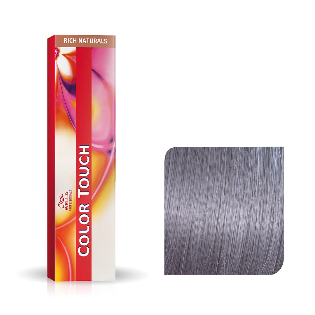 Vopsea de Par 7/86 Semi-permanenta Fara Amoniac - Rich Naturals Color Touch Blond Mediu Perlat Violet 60ml - Wella - HNIcosmetice.ro