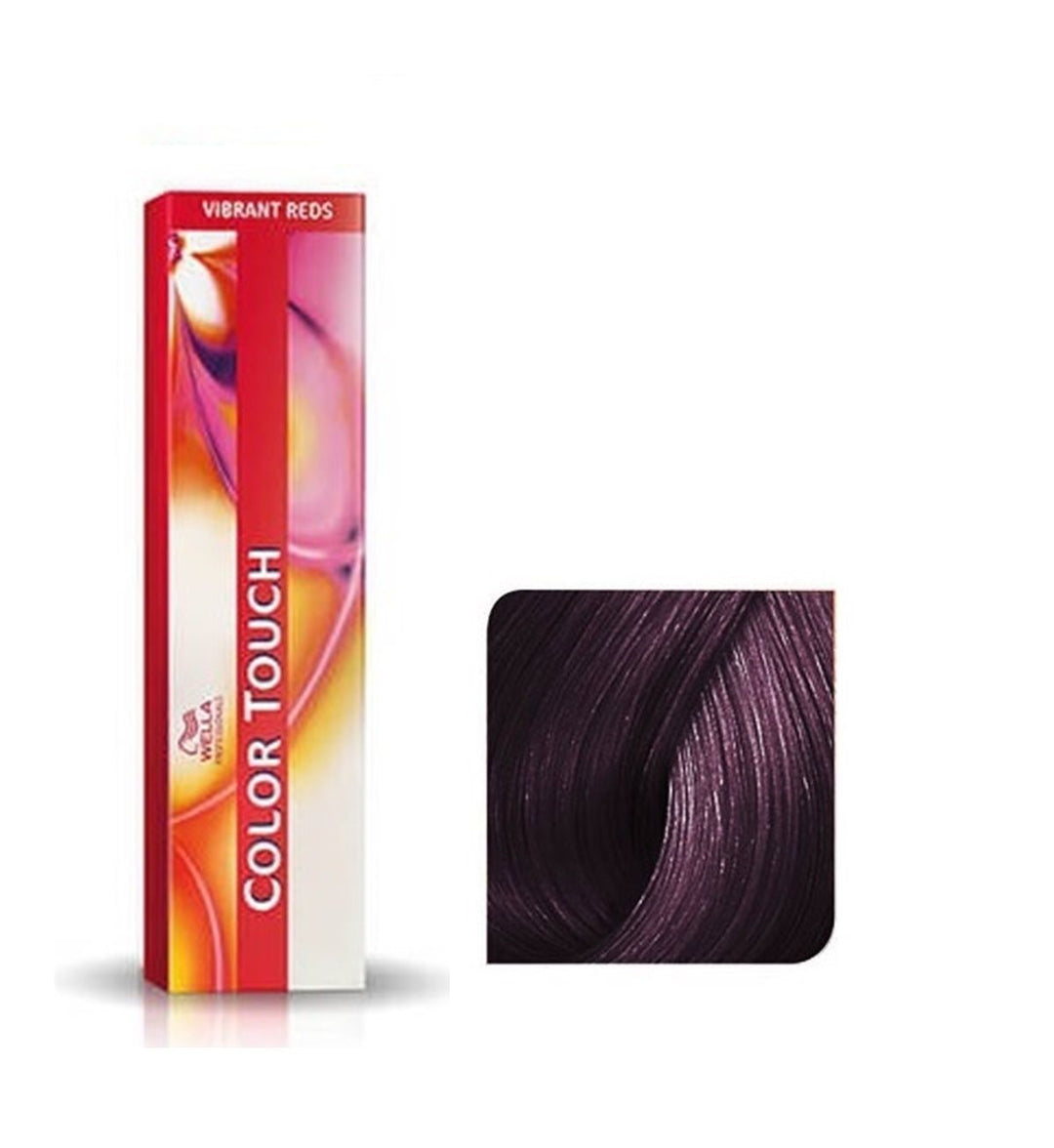 Vopsea de Par 3/66 Semi-permanenta Fara Amoniac - Vibrant Reds Color Touch Castaniu Violet Intens Inchis 60ml - Wella