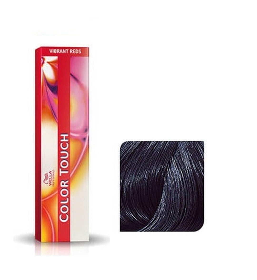 Vopsea de Par 3/68 Semi-permanenta Fara Amoniac - Vibrant Reds Color Touch Castaniu Violet Albastrui Inchis - Wella - HNIcosmetice.ro