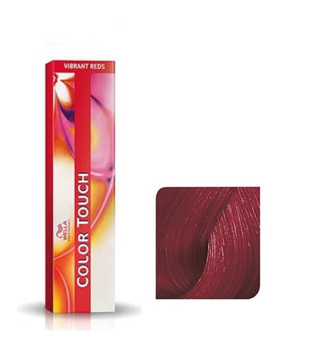 Vopsea de Par 66/45 Semi-permanenta Fara Amoniac - Vibrant Reds Color Touch Blond Mahon Roscat Intens Inchis - Wella
