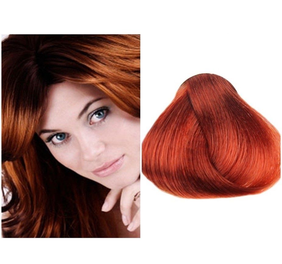 Vopsea de Par 7.44 Tehnica Permanenta - Fanola Color Cream Blond Cupru Intens Mediu 100ml - Fanola - HNIcosmetice.ro