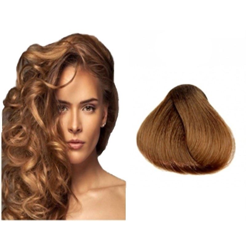 Vopsea de Par 8.00 Tehnica Permanenta - Fanola Color Cream Blond Intens Deschis 100ml - Fanola - HNIcosmetice.ro