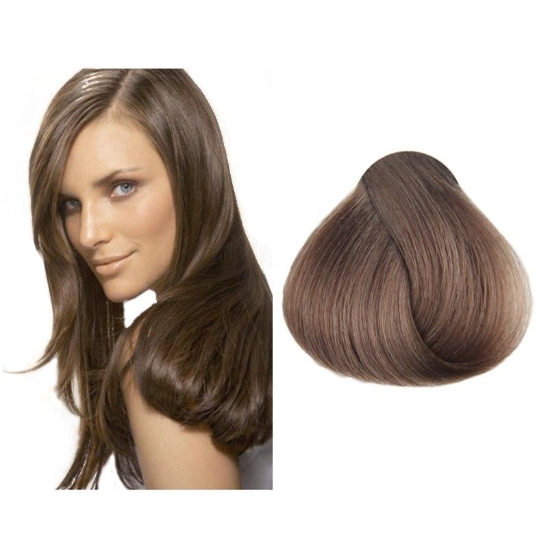 Vopsea de Par 8.1 Tehnica Permanenta - Fanola Color Cream Blond Cenusiu Deschis 100ml - Fanola - HNIcosmetice.ro