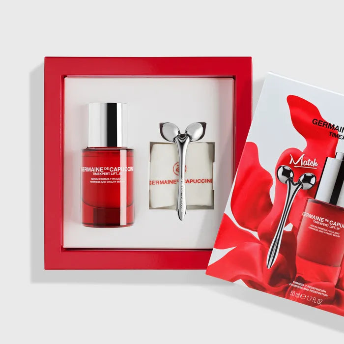 Set pentru Fermitate si Vitalitate+ Accesoriu Masaj  Editie Limitata - Timexpert Lift_In Firmness and Vitality Serum + Massager Set - PP Germaine de Capuccini