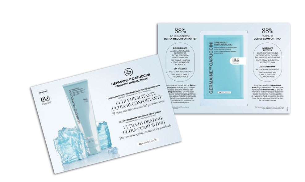 Tester Crema de Corp Hidratanta Ultraconfortanta - Timexpert Hydraluronic Ultra-Comfort Moisturising  48H Hydration Body Cream 7ml Sample - FOC Germaine de Capuccini