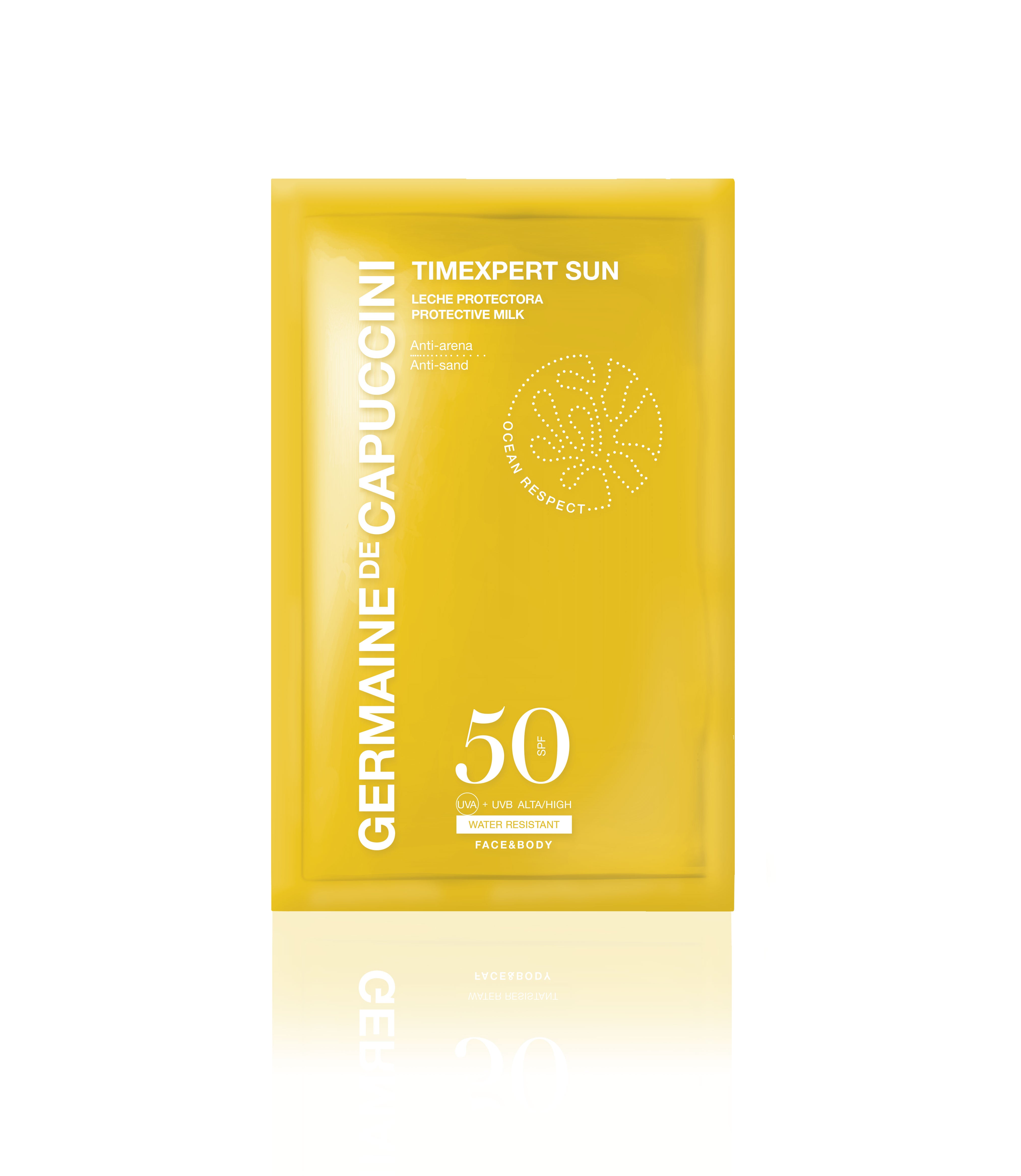 Tester Lapte Protector SPF 50 - Timexpert Sun Protective Milk 7ml Plic - FOC Germaine de Capuccini