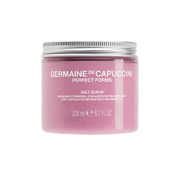 Exfoliant Corporal cu Sare Infuzat cu Ulei din Fructe Rosii - Perfect Forms Salt Scrub Body Exfoliator Infused with Red Berry Oil 200ml - PP Germaine de Capuccini