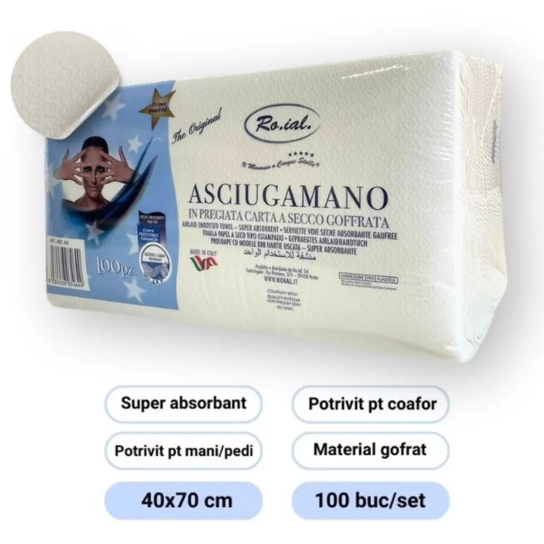 Prosoape Absorbante Gofrate din Hartie 40cmx70cm - Roial