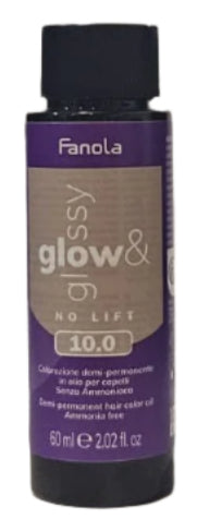 Toner de Par 10.0 Demi-permanent – ​​Blond Platinat Fără Îngălbenire Strălucitor și Lucios 60ml – Fanola