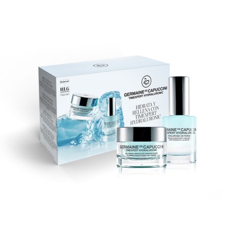Set Hidratare si Umplere cu Acid Hialuronic - Timexpert Hydraluronic Soft Gel Cream 50ml + 3D Force Serum 30ml Promo Set - PP Germaine de Capuccini