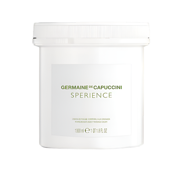 Crema pentru Masaj Corporal pe Baza de Extract de Rodie - Sperience Pomegranate Body Massage Cream 1000ml - PRO Germaine de Capuccini