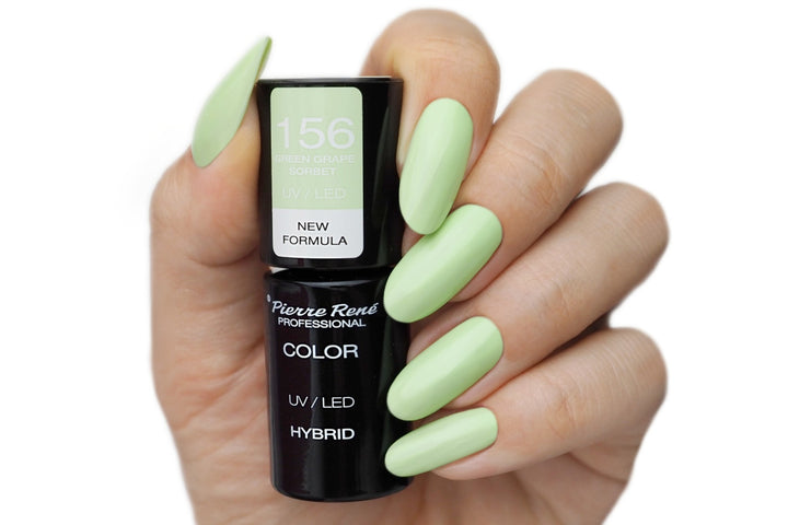 Oja semipermanenta - Color Hybrid Polish Nr. 156 Green Grape Sorbet 6ml - Pierre Rene