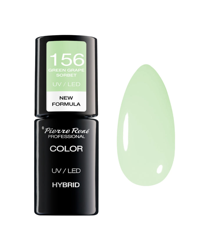 Oja semipermanenta - Color Hybrid Polish Nr. 156 Green Grape Sorbet 6ml - Pierre Rene