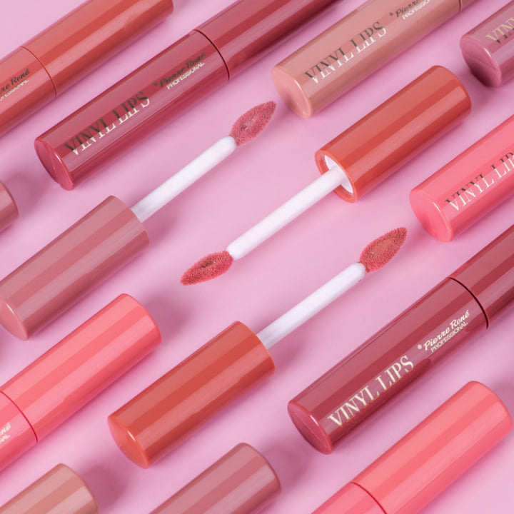 Ruj Lichid Vinyl Lips - Vinyl Liquid Lipstick Nr. 04 Warm Nude 8ml - Pierre Rene