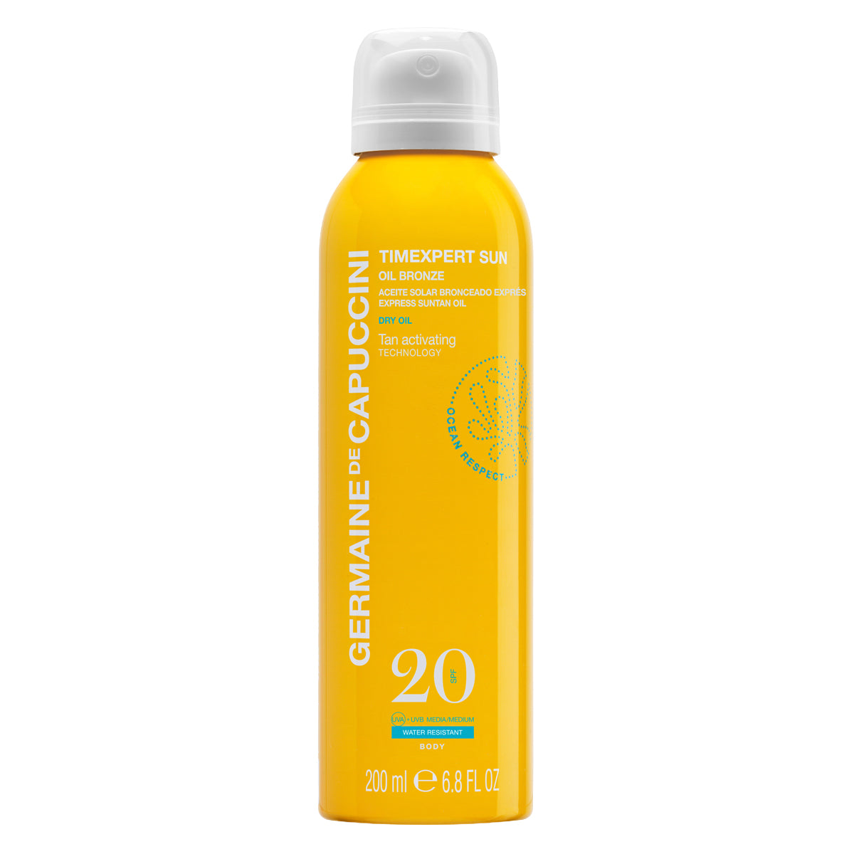 Ulei Uscat pentru Soare SPF20+ - Timexpert Sun Dry Oil Bronze SPF20+ 200ml - PP Germaine de Capuccini