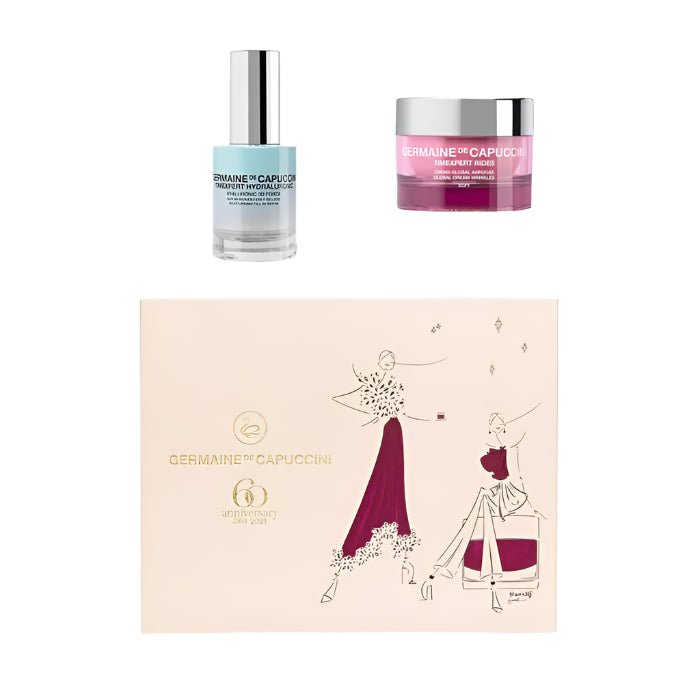 Set Aniversar Anti-rid cu Acid Hialuronic si Peptide - Timexpert Rides Rich Cream 50ml + Timexpert Hydraluronic 3D Force Serum 30ml Promo Set - PP Germaine de Capuccini