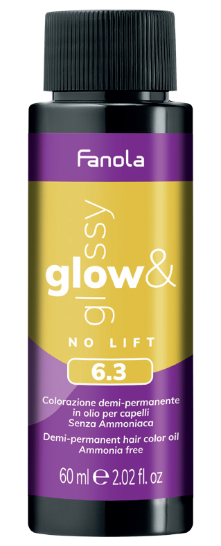 Toner de Par 6.3 Demi-permanent – ​​No Yellow Glow&amp;Glossy Blond Auriu Inchis 60ml – Fanola